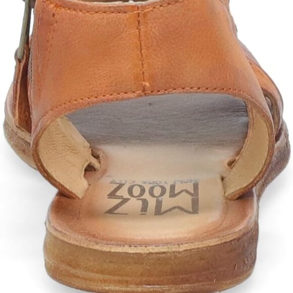 NEW MIZ MOOZ Leather Francy Flat Sandals Nutmeg for women 252 - Picture 9 of 14